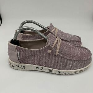 Hey Dude Wendy Disco Pink Youth‎ Size Y-3/ L4 Shoes